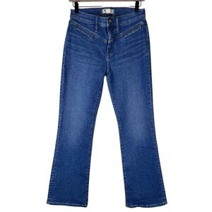 Madewell Women’s Mid Rise Kick Out Jeans Saywell Wash Western Yoke NK838 Size 26